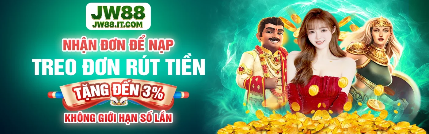 JW88 🏅 Link Vào Nhà Cái JW88.COM | Bắn Cá & Nổ Hũ +188.888K 4 Banner JW88